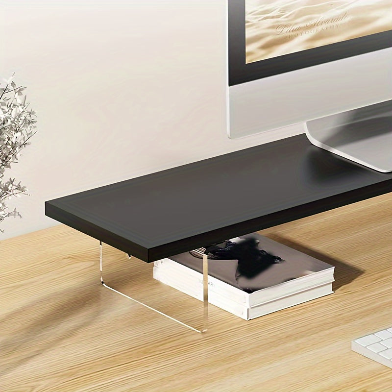 Elevate-Ease Wooden Monitor Stand