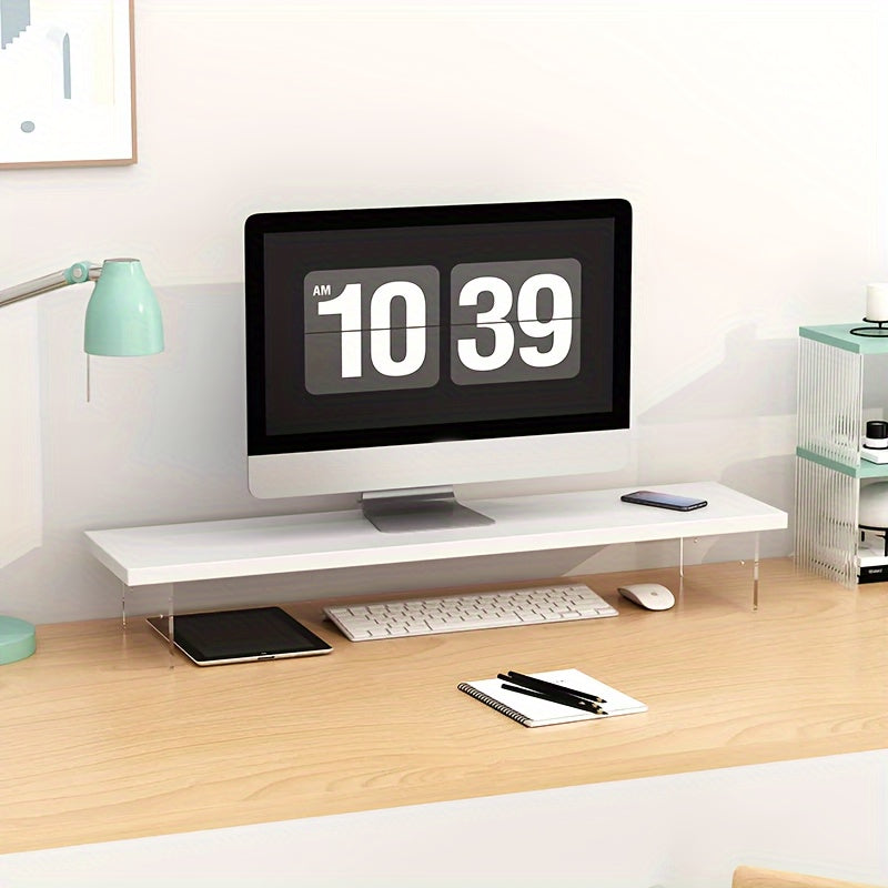 Elevate-Ease Wooden Monitor Stand