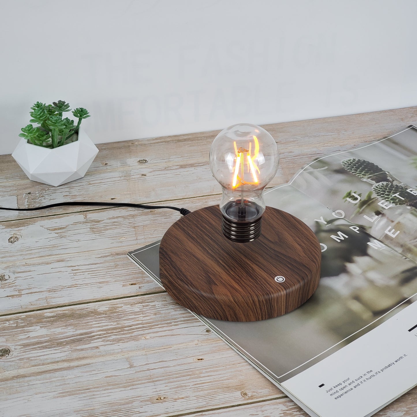 Magnetic Levitating LED Lamp