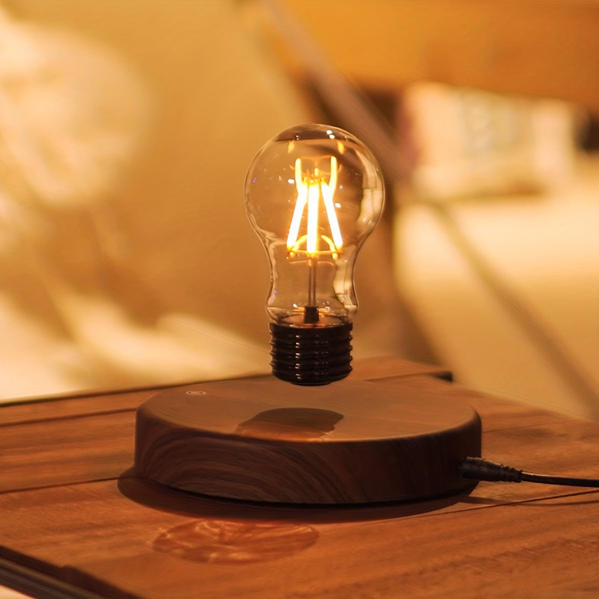 Magnetic Levitating LED Lamp