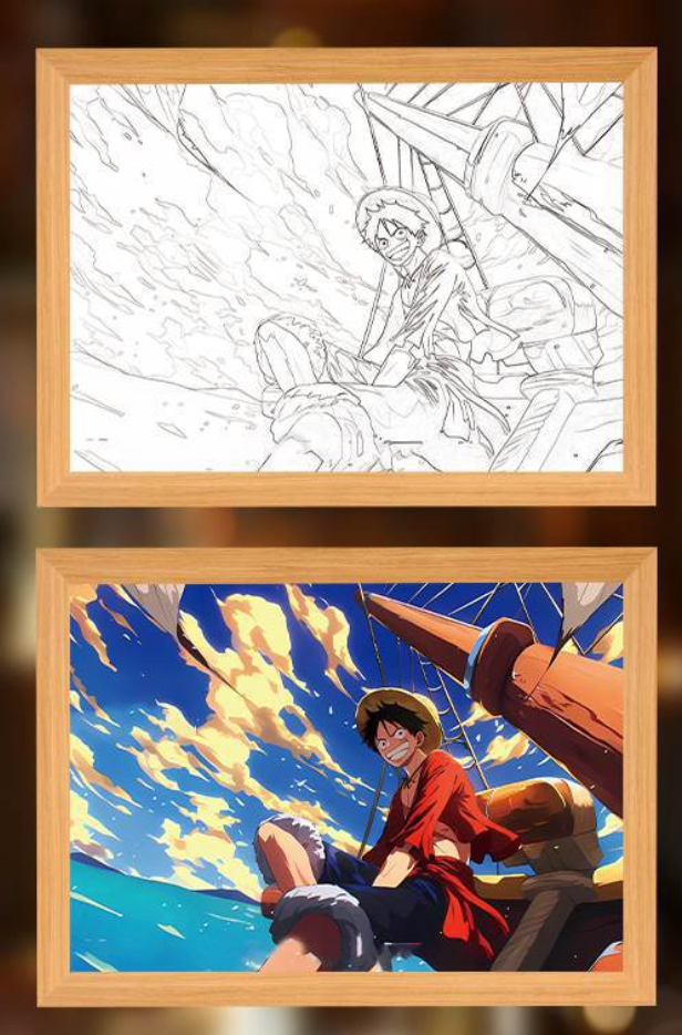 Anime LED Poster