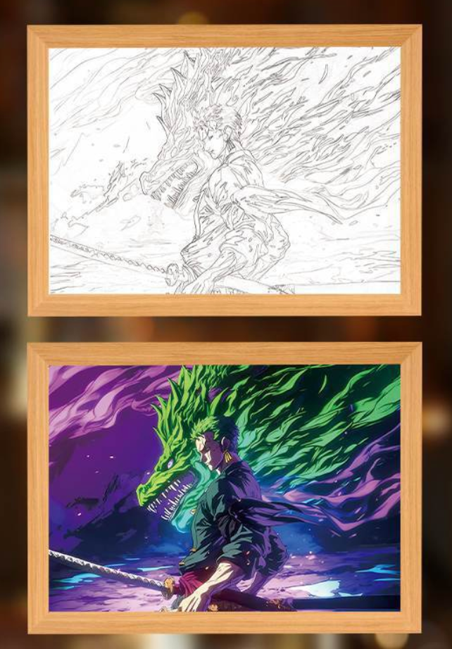 Anime LED Poster