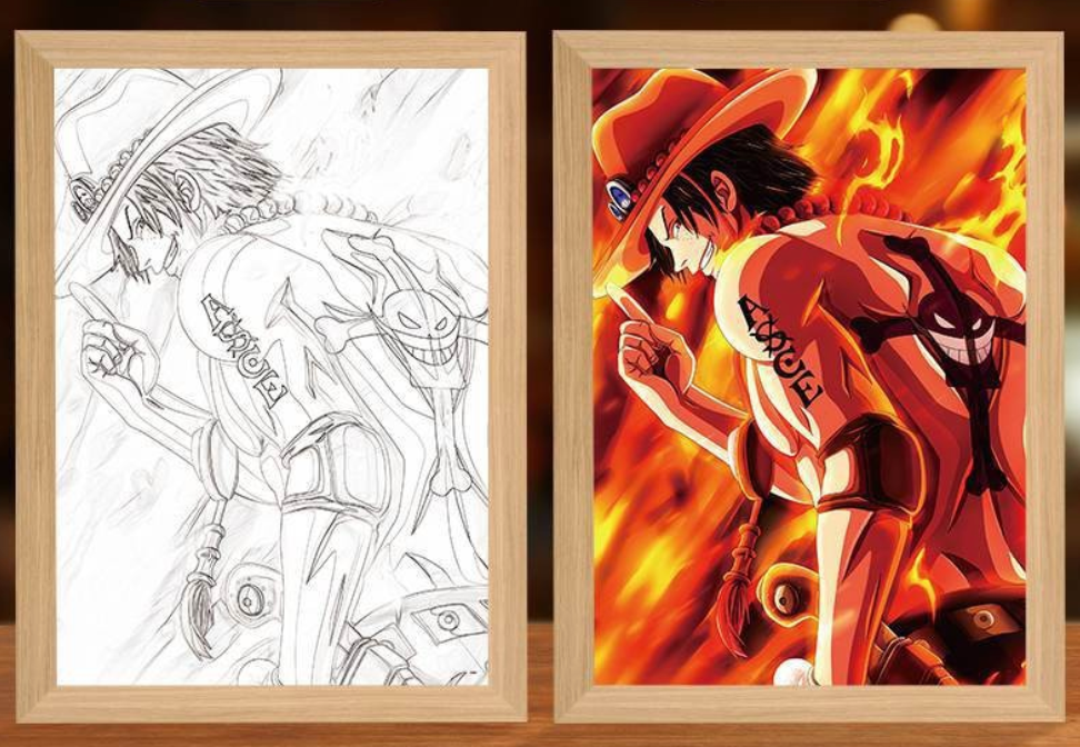 Anime LED Poster