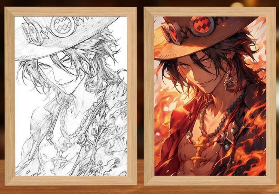 Anime LED Poster