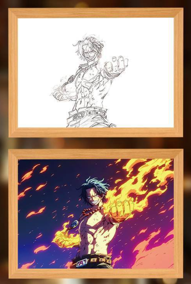 Anime LED Poster