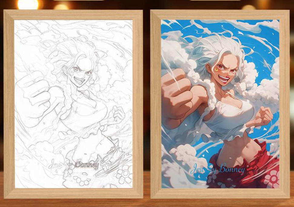 Anime LED Poster