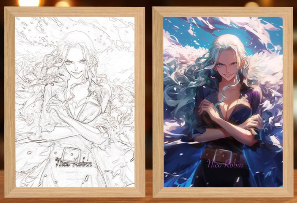 Anime LED Poster
