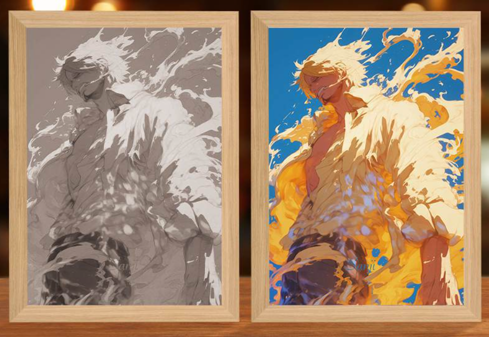 Anime LED Poster