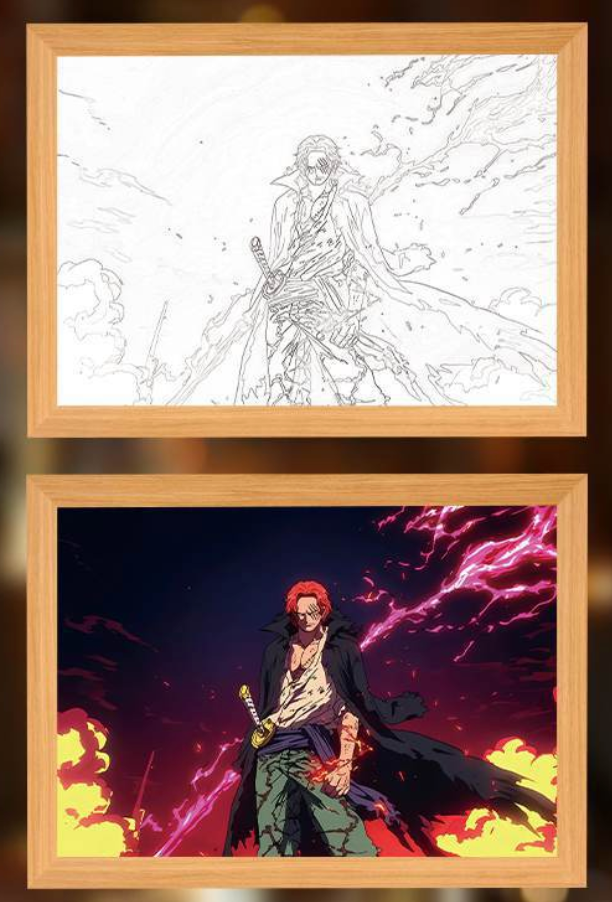 Anime LED Poster