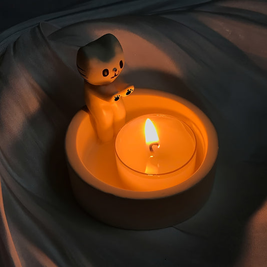 Cat Candle Holder