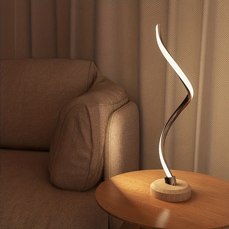 Modern Wooden Desk Lamp