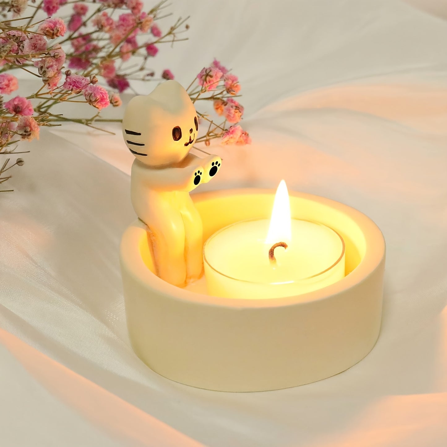 Cat Candle Holder